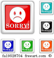 180x195 Free Art Print Of Sorry Vector Smiley Sorry Smiley, Vector