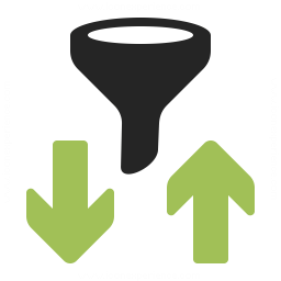 256x256 Filter And Sort Icon Iconexperience