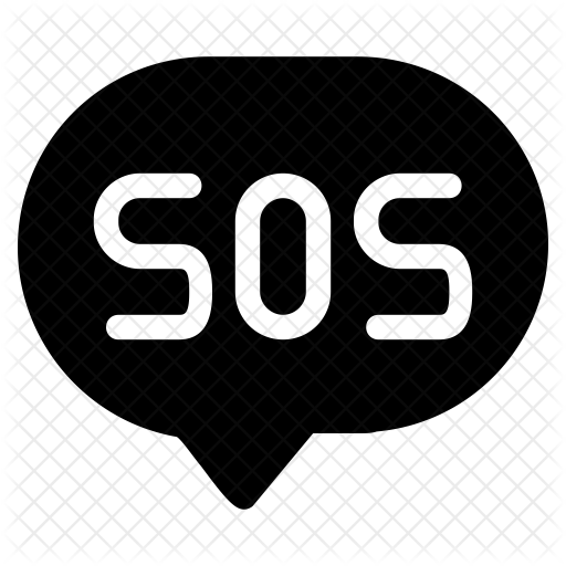 512x512 Sos Icon Of Glyph Style