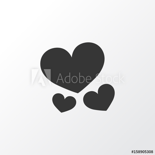 500x500 Soul Icon Symbol Premium Quality Isolated Heart Element In Trendy