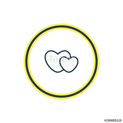 500x500 Vector Illustration Of Soul Icon Line Beautiful Passion Element