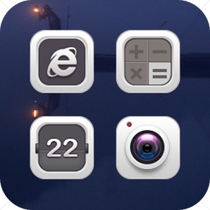 300x300 Pure White Soul Icon Pack Apk