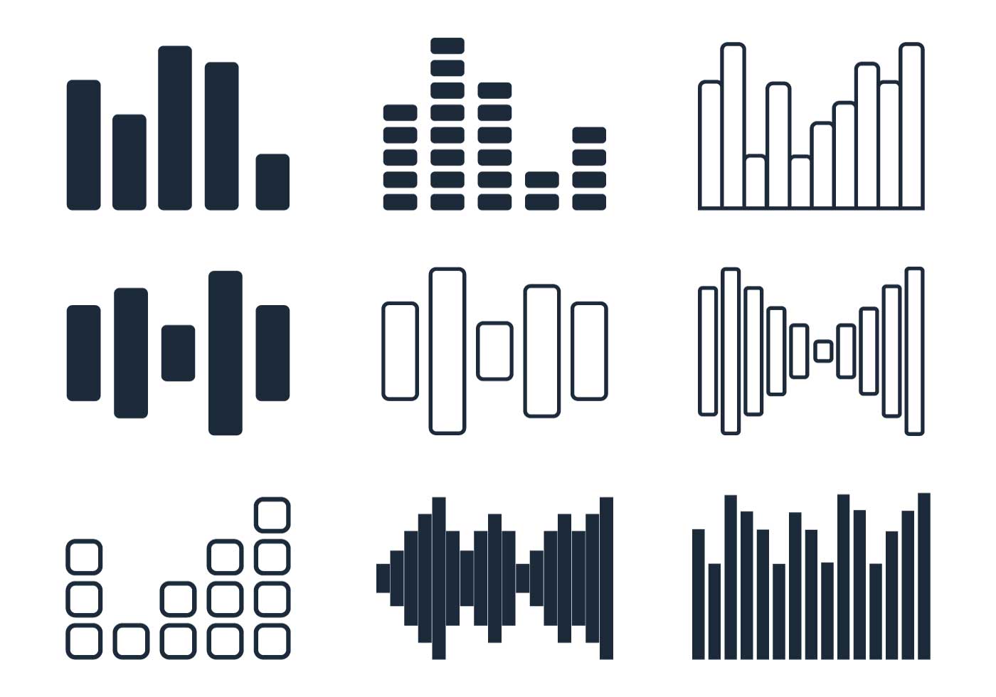 1400x980 Sound Bars Minimalist Icon