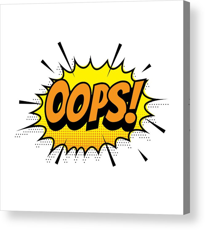 666x750 Oops Comic Text Speech Bubble Vector Isolated Template Pop Art