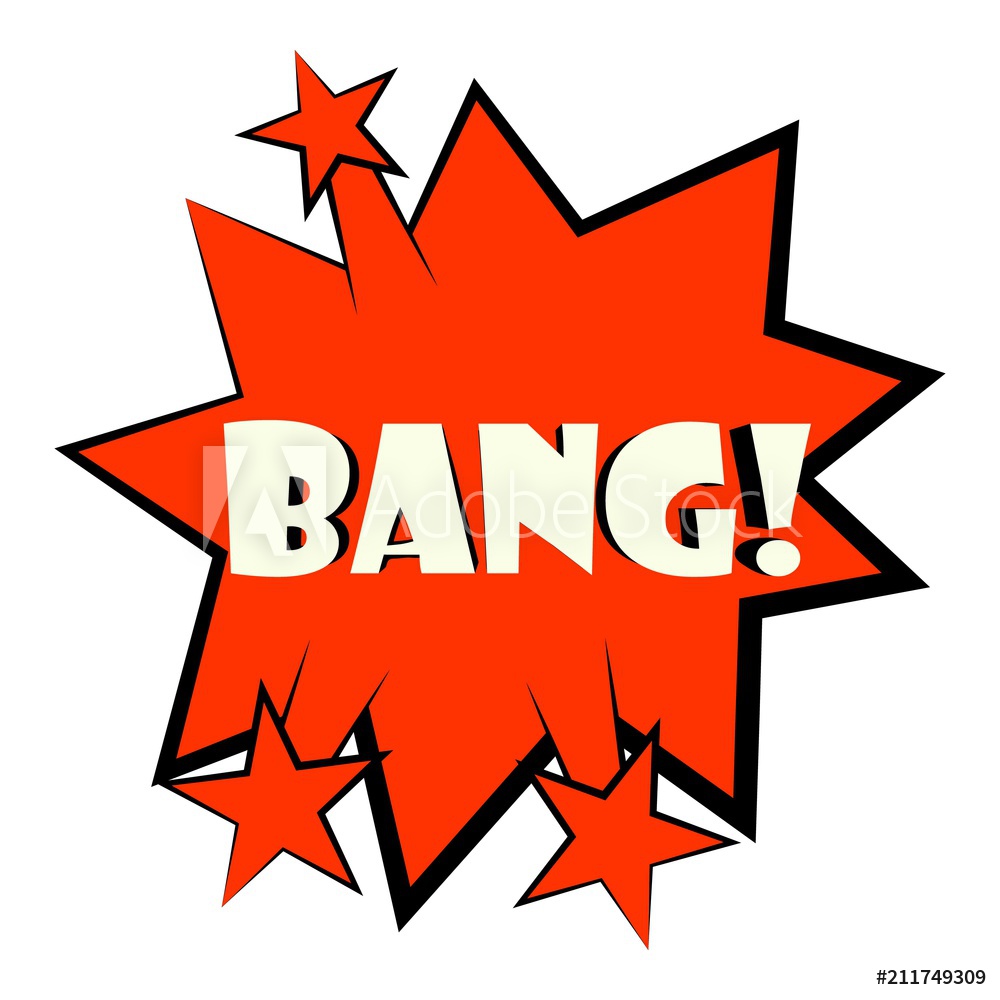 1000x1000 Photo Art Print Bang Explosion Sound Effect Icon Europosters