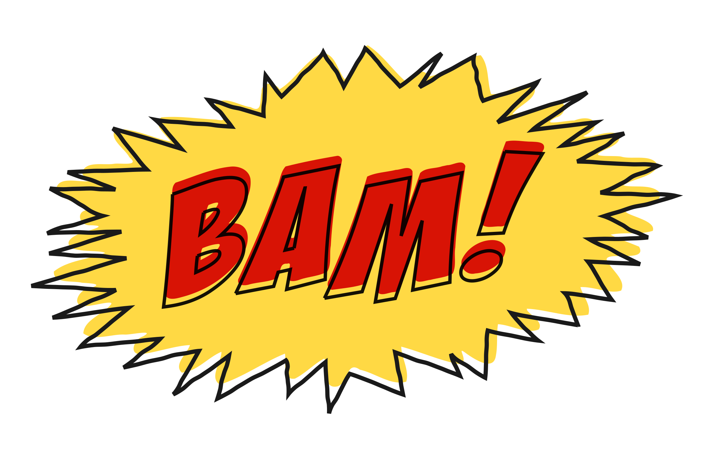 2400x1508 Bam Comic Book Sound Effect No Background Icons Png