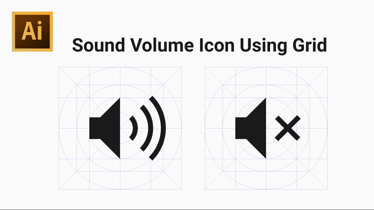 How To Draw Sound Volume Icon Using Grid 1280x720 How To Draw Sound Volume Icon Using Grid
