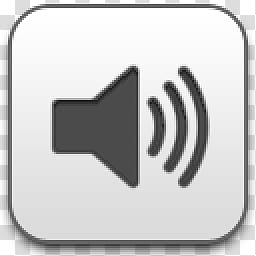 256x256 Albook Extended Gray Sound Icon Transparent Background Png