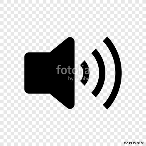 500x500 Sound Icon Vector Transparent Grid Stock Image And Royalty Free