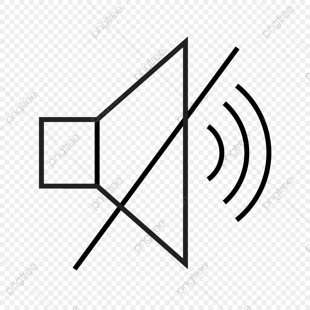 1024x1024 Sound Off Line Black Icon, Sound Off, Off, Sound Png And Vector