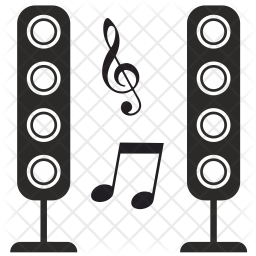 256x256 Speaker Icon Of Glyph Style