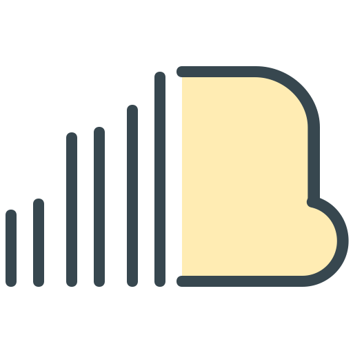 512x512 Soundcloud Logo Icon Of Colored Outline Style