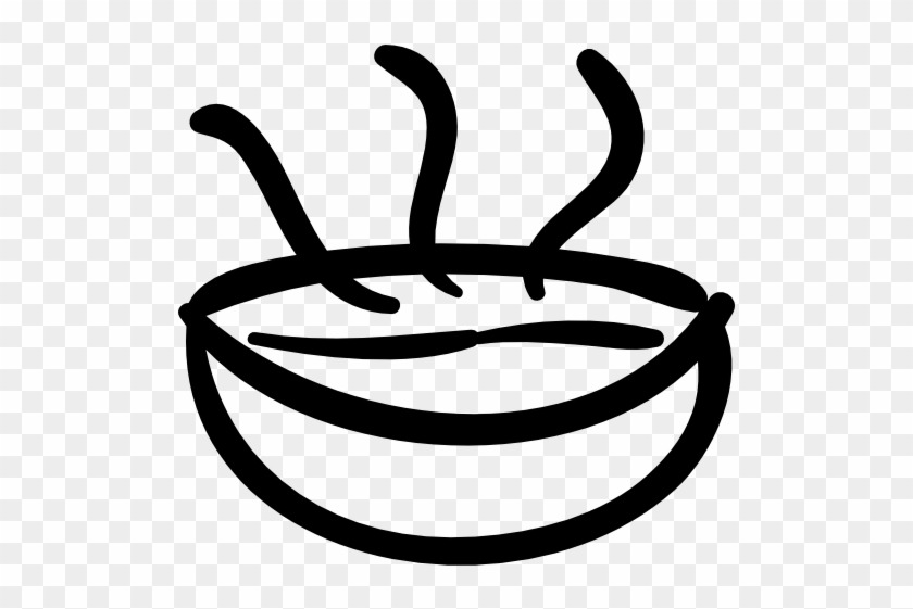840x561 Hot Soup Bowl Hand Drawn Food Vector