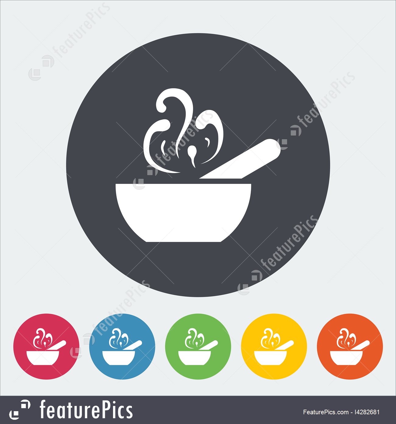 1300x1392 Illustration Of Soup Icon