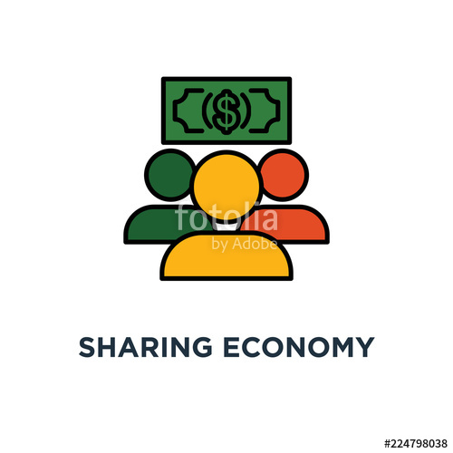 500x500 Sharing Economy Icon Financial Management, Market Research