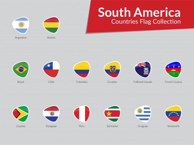626x469 South American Flags Icon Collection Vector Premium Download