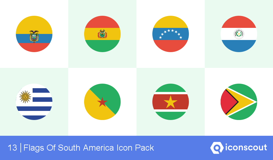 896x528 Download Flags Of South America Icon Pack