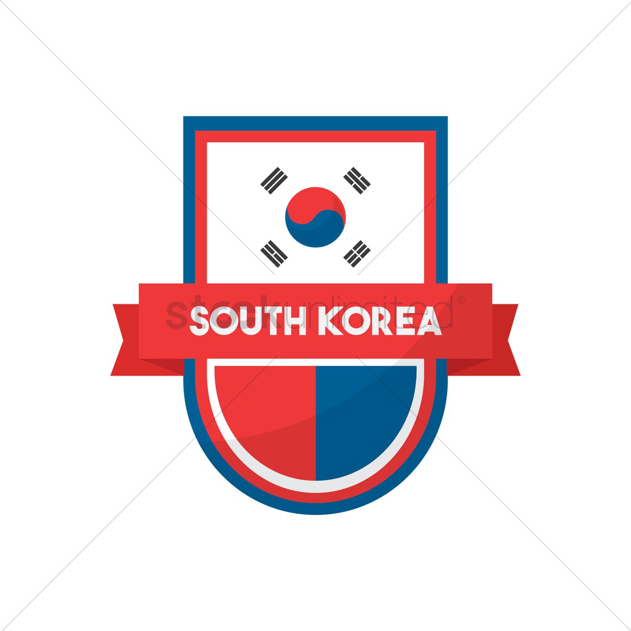 1300x1300 Free South Korea Flag Icon Vector Image