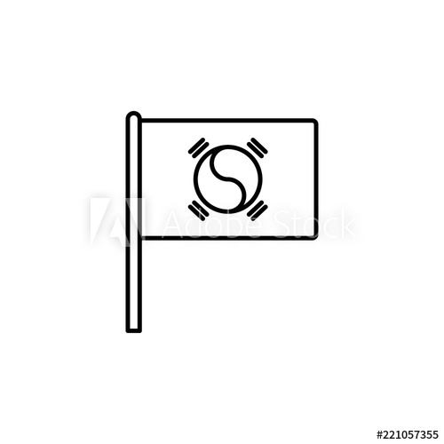 500x500 South Korea Icon Element Of Flag Icon For Mobile Concept And Web