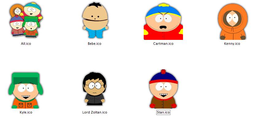 824x388 South Park Icons