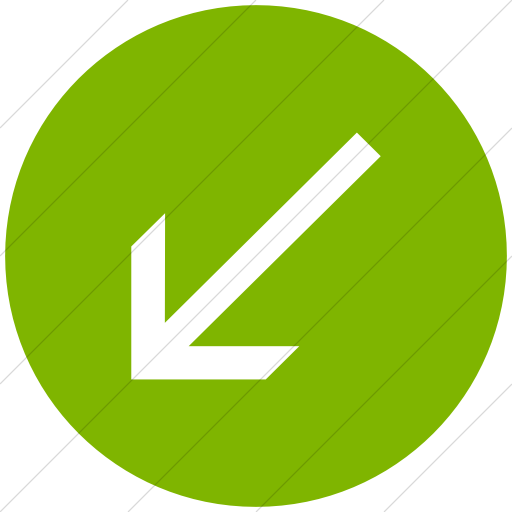 512x512 Iconsetc Flat Circle White On Green Classic Arrows Simple