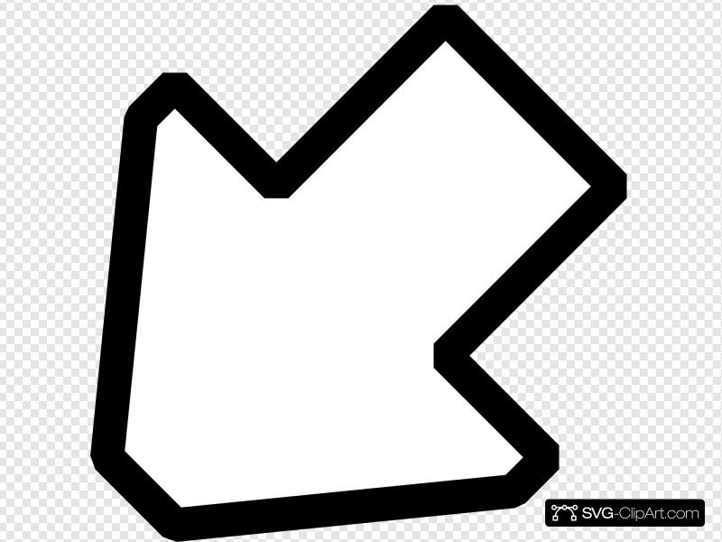 800x600 Southwest Arrow Clip Art, Icon