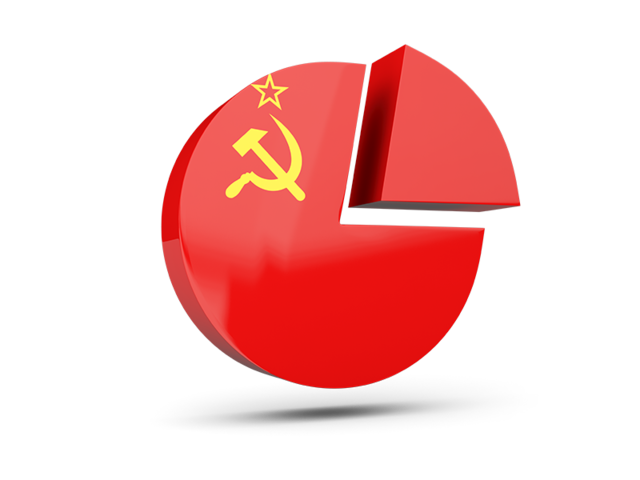 640x480 Round Diagram Illustration Of Flag Of Soviet Union