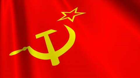 480x268 Soviet Union Flag Loop Hi Res Video