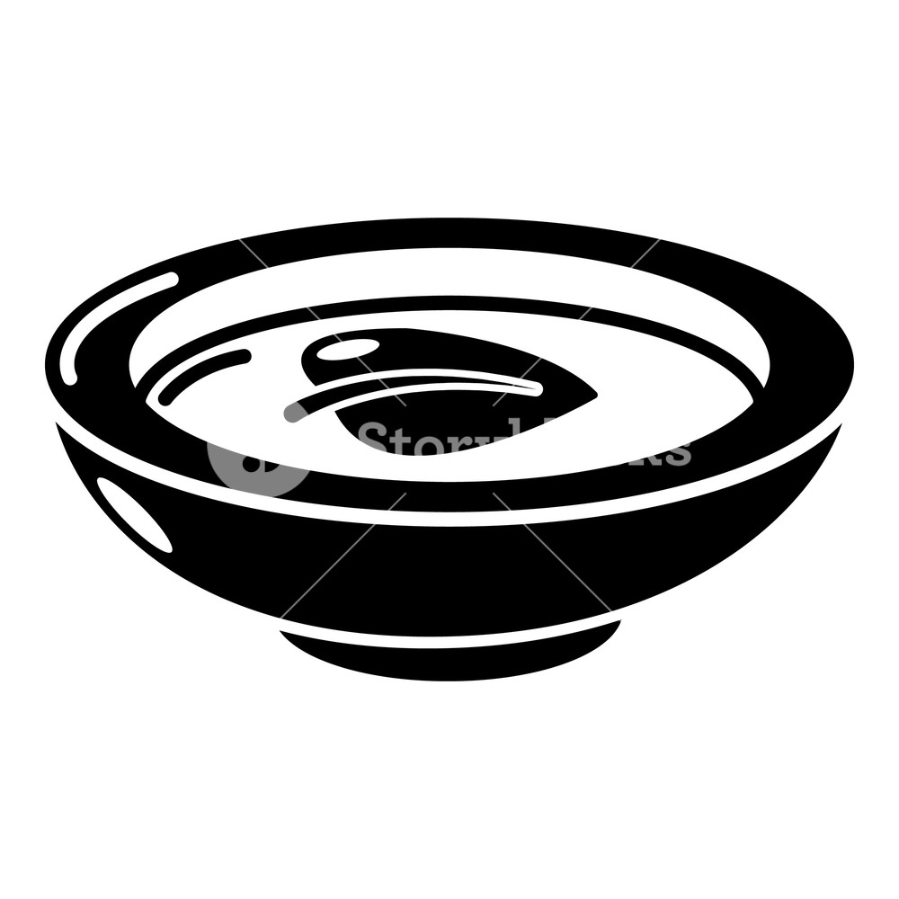 1000x1000 Soy Sauce Plate Icon Simple Illustration Of Soy Sauce Plate