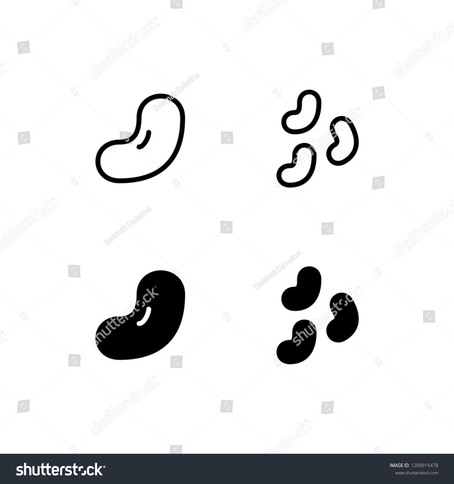 1500x1600 Bean Icon Design Bean, Seed, Legume, Grain, Soybean, Icon, Logo