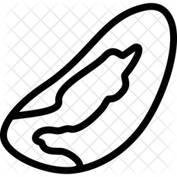 256x256 Soybean Icon Of Line Style