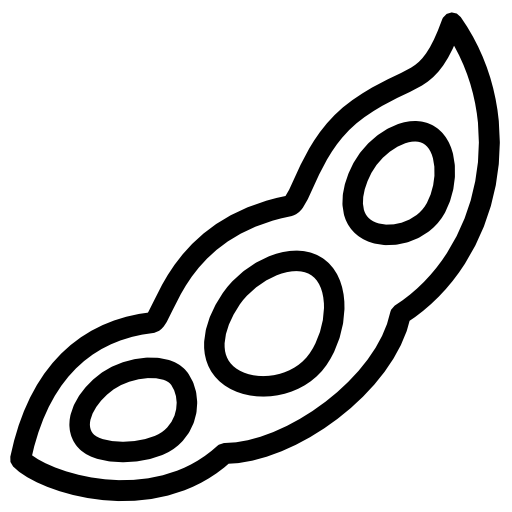 512x512 Soybean Png Black And White Transparent Soybean Black And White