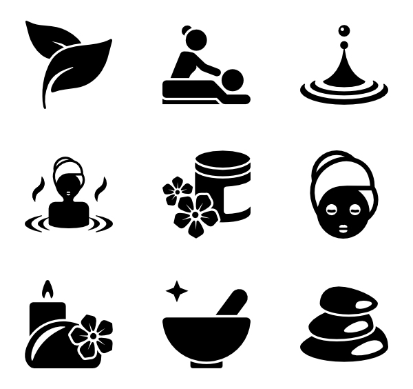 Spa Icon Packs 600x564 Spa Icon Packs