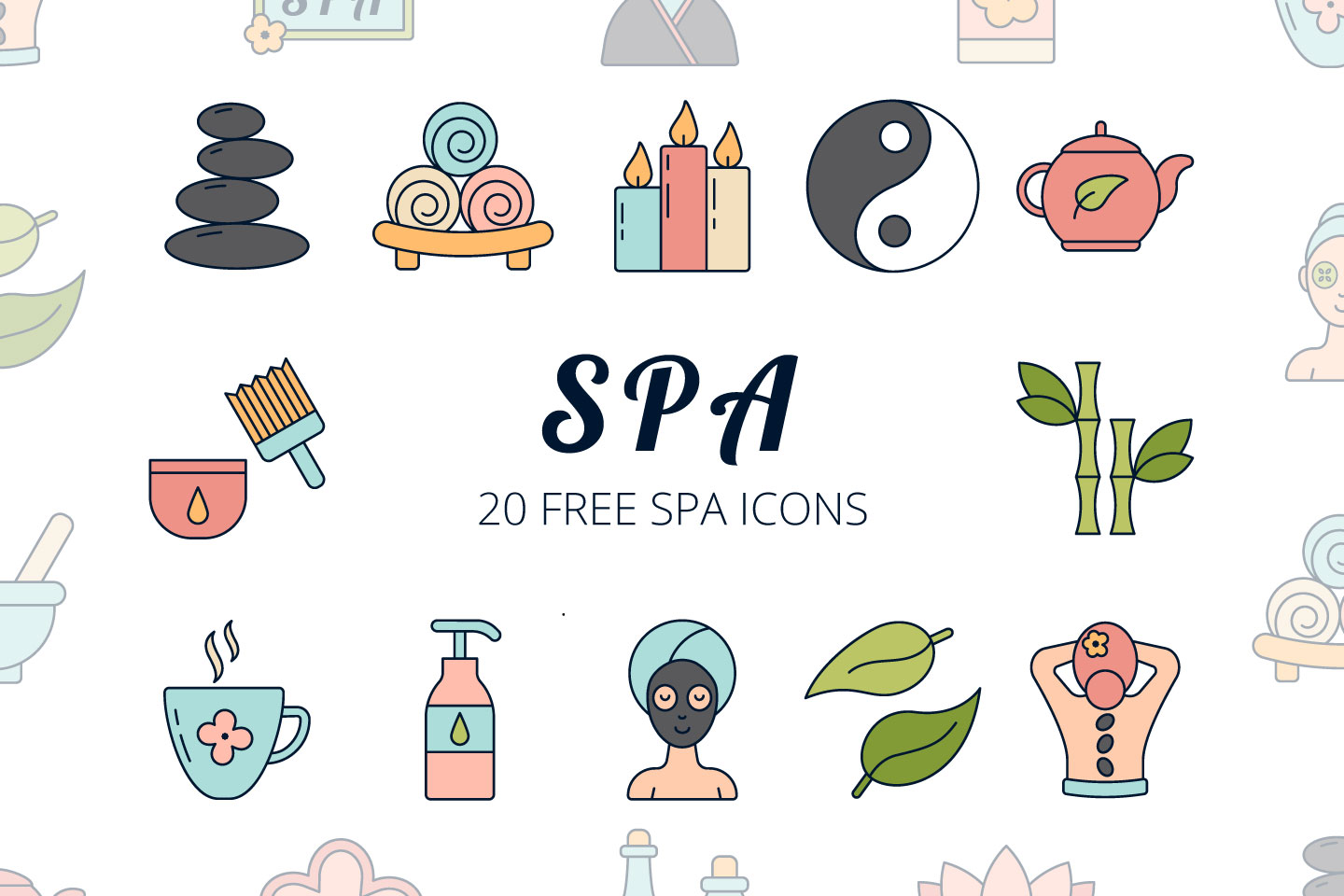 Spa Vector Free Icon Set 1440x960 Spa Vector Free Icon Set