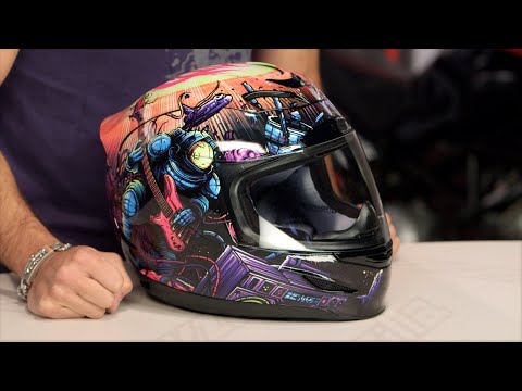 480x360 Icon Airmada Space Bass Face Helmet Review