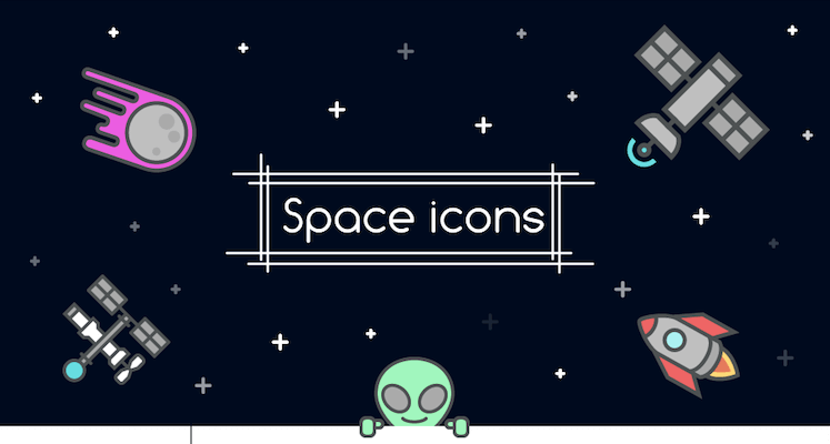 Otherworldly Space Icons 747x400 Otherworldly Space Icons