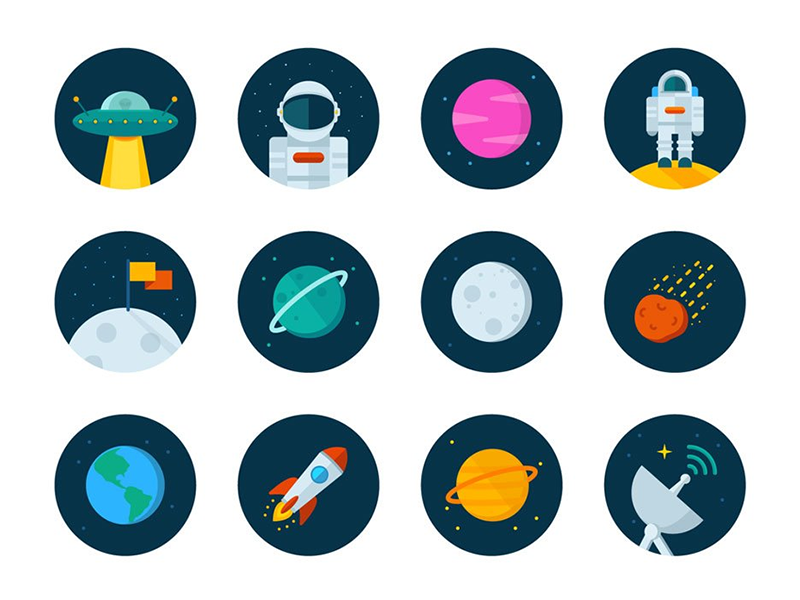 800x600 Space Icons