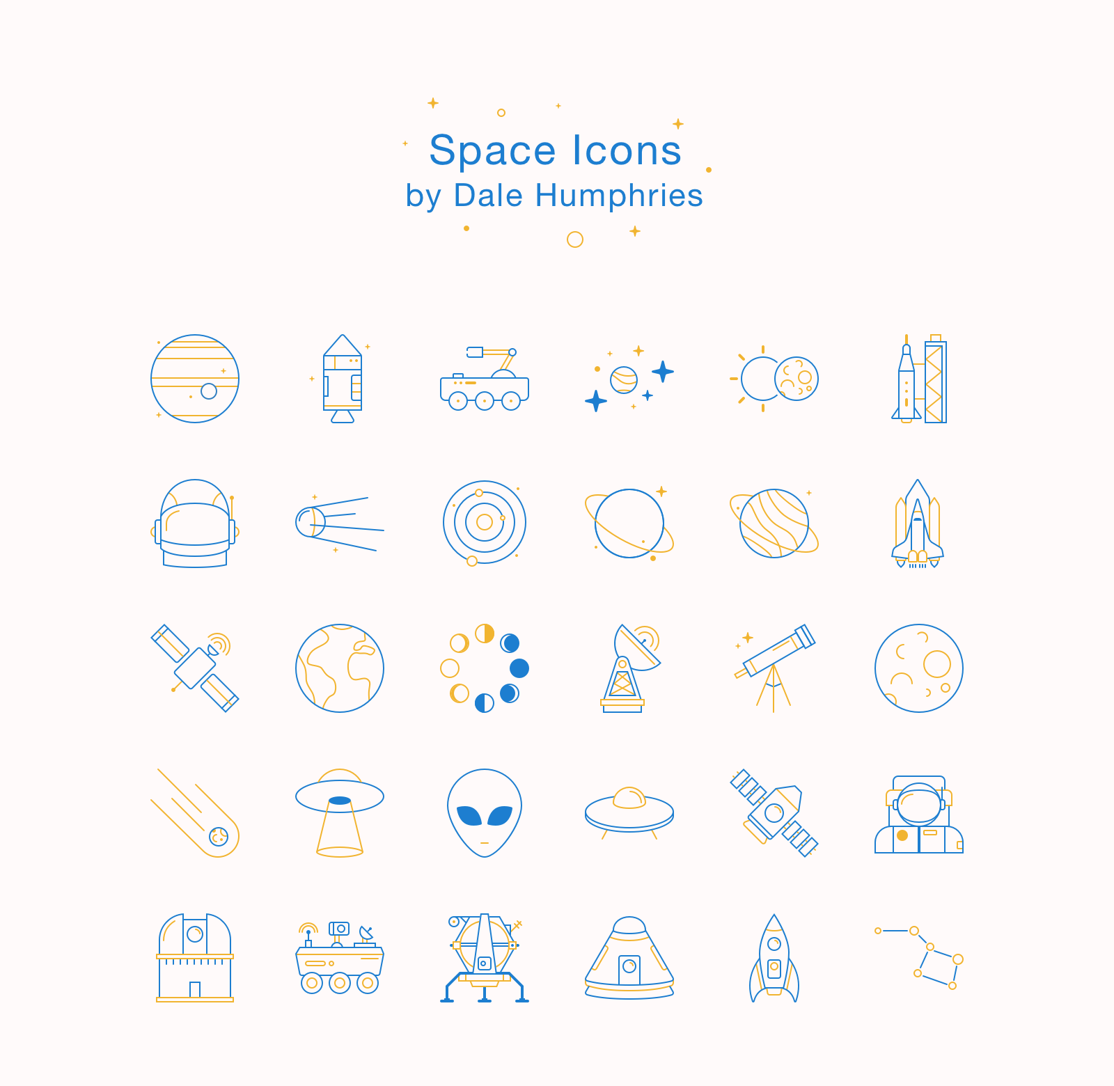 1600x1560 Freebie Astronomy Space Icons