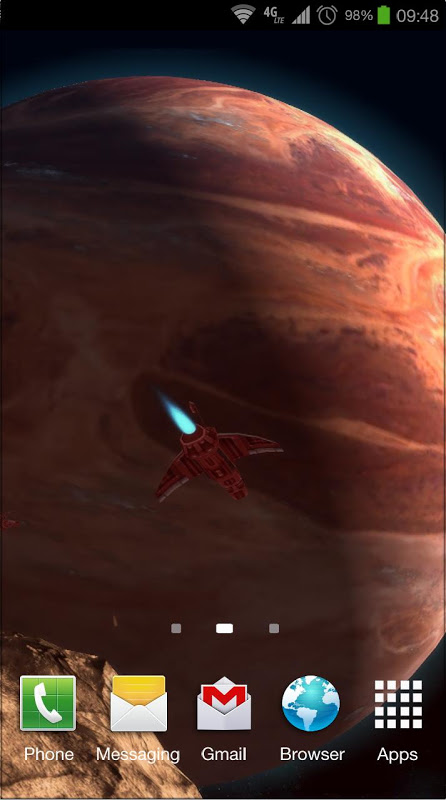 446x800 Get Planetscape Live Wallpaper