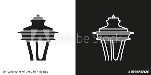 500x250 Space Needle Icon