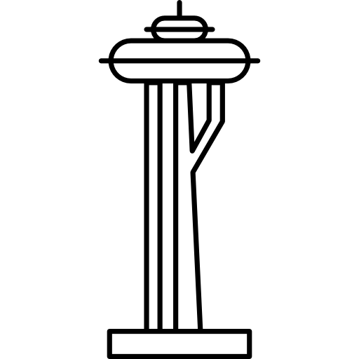 512x512 Space Needle Icons Free Download