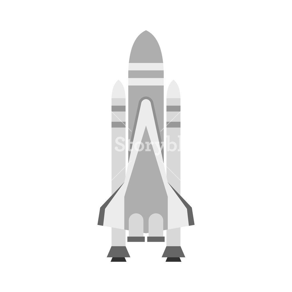 Space Shuttle Icon Isolated On White Background Illustration 1000x1000 Space Shuttle Icon Isolated On White Background Illustration