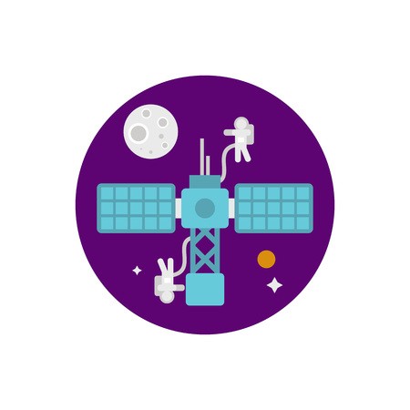 450x450 Space Station Icon Royalty Free Vector Graphics