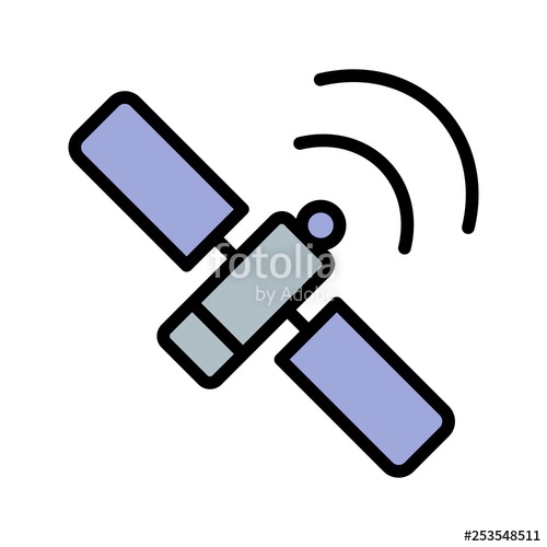 500x500 Illustration Space Station Icon Stock Photo And Royalty Free