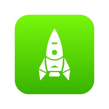 450x450 Rocket Spacecraft Icon Green Vector Royalty Free Vector Graphics