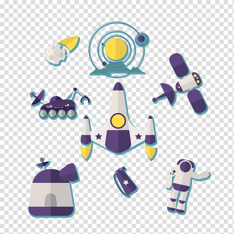 800x800 Astronaut Spacecraft Icon, Space Exploration Design Icon