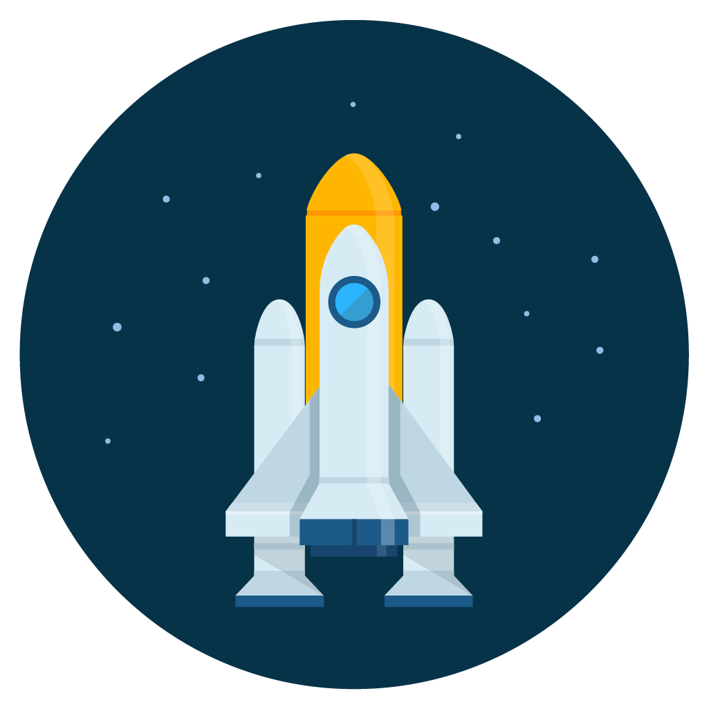 1025x1025 Spaceship Icon Vector Free Download
