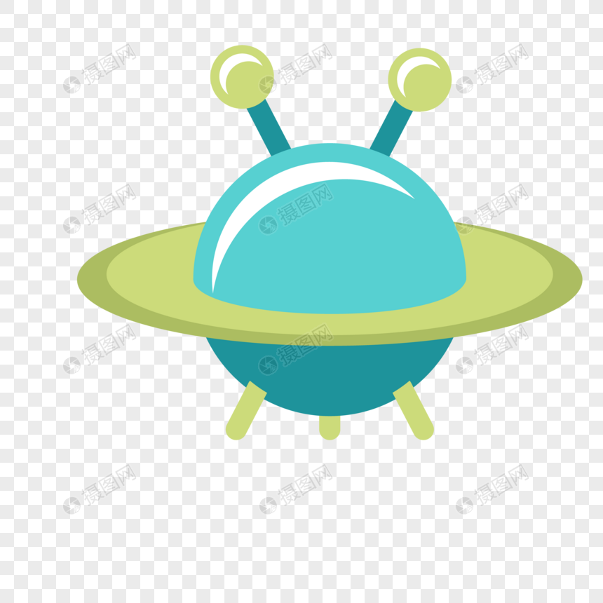 860x860 Cartoon Spacecraft Icon Vector Material Png Image Picture Free