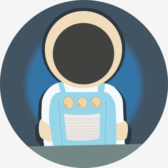 640x640 Small Fresh Astronaut Spaceman Icon Decoration, Astronaut