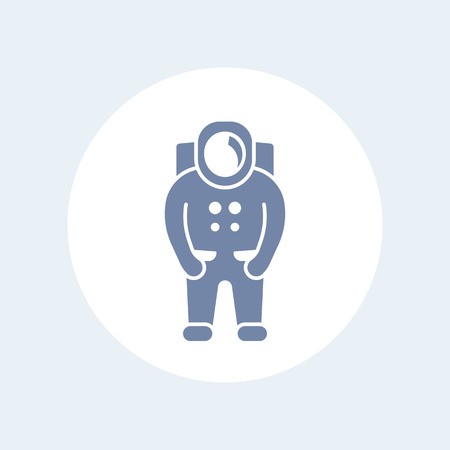 450x450 Astronaut Icon, Spaceman, Space Suit Isolated Icon, Vector